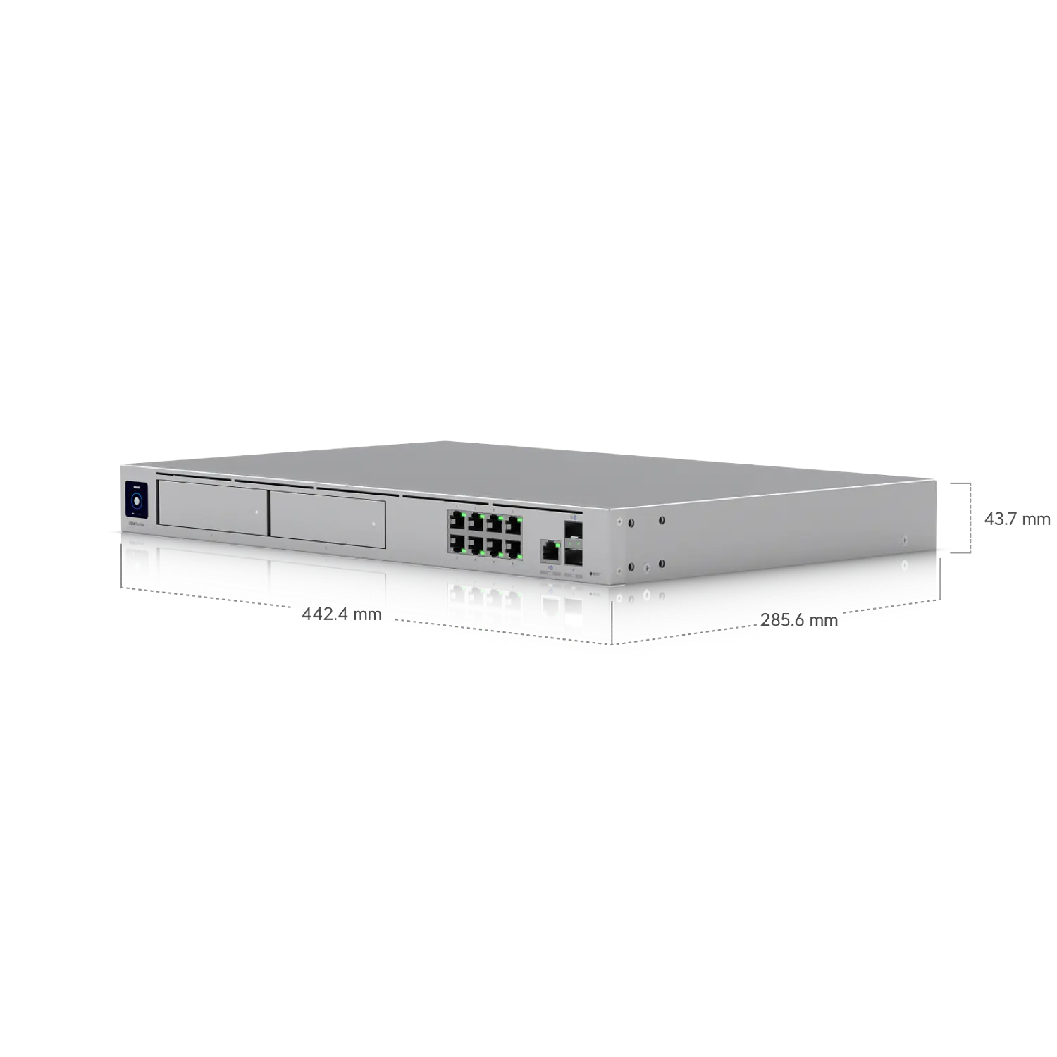 Ubiquiti UniFi Dream Machine Pro Max UDM-Pro-Max, Cloud Gateway 10G, IDS/IPS 5Gbps, NVR Dual, Rack 1U 8