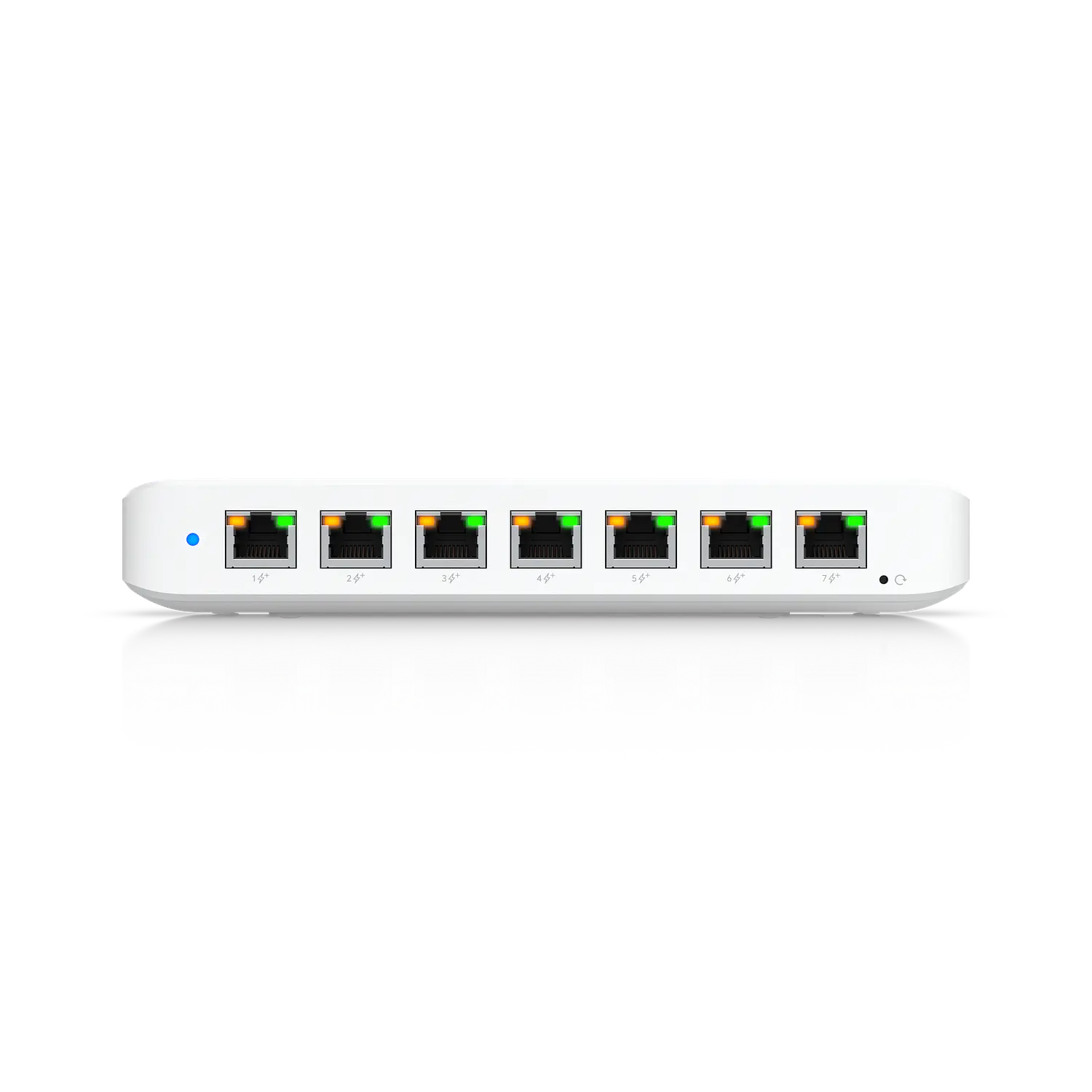 Ubiquiti UniFi Switch Ultra USW-Ultra-210W, 8 Puertos Gigabit, 7 PoE+, Presupuesto PoE 202W, L2 2