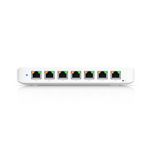 Ubiquiti UniFi Switch Ultra USW-Ultra-210W, 8 Puertos Gigabit, 7 PoE+, Presupuesto PoE 202W, L2
