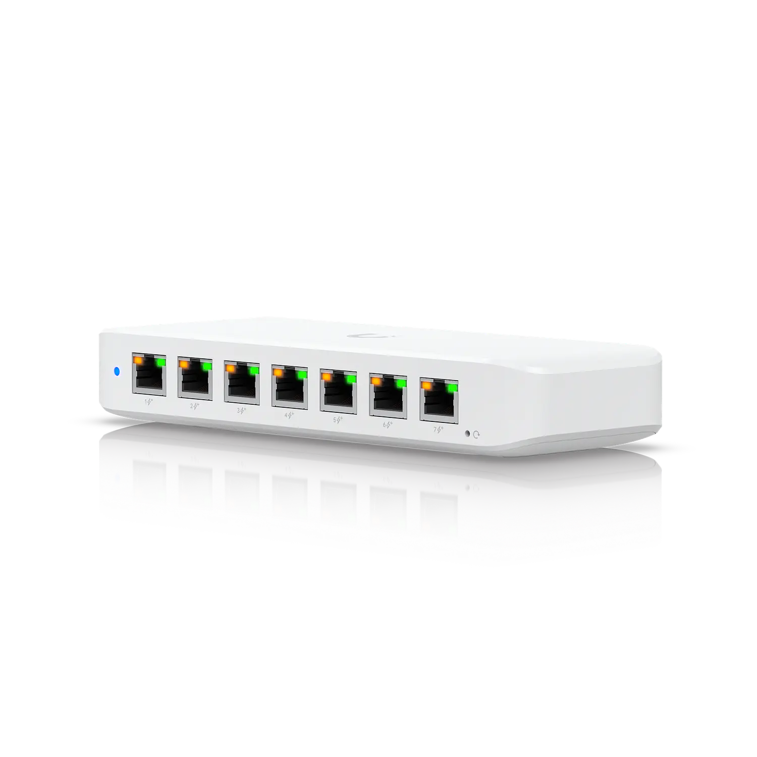 Ubiquiti UniFi Switch Ultra USW-Ultra, 8 Puertos Gigabit, 7 PoE+, 42W con PoE++, L2, Sin Fuente 1