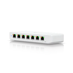 Ubiquiti UniFi Switch Ultra USW-Ultra, 8 Puertos Gigabit, 7 PoE+, 42W con PoE++, L2, Sin Fuente