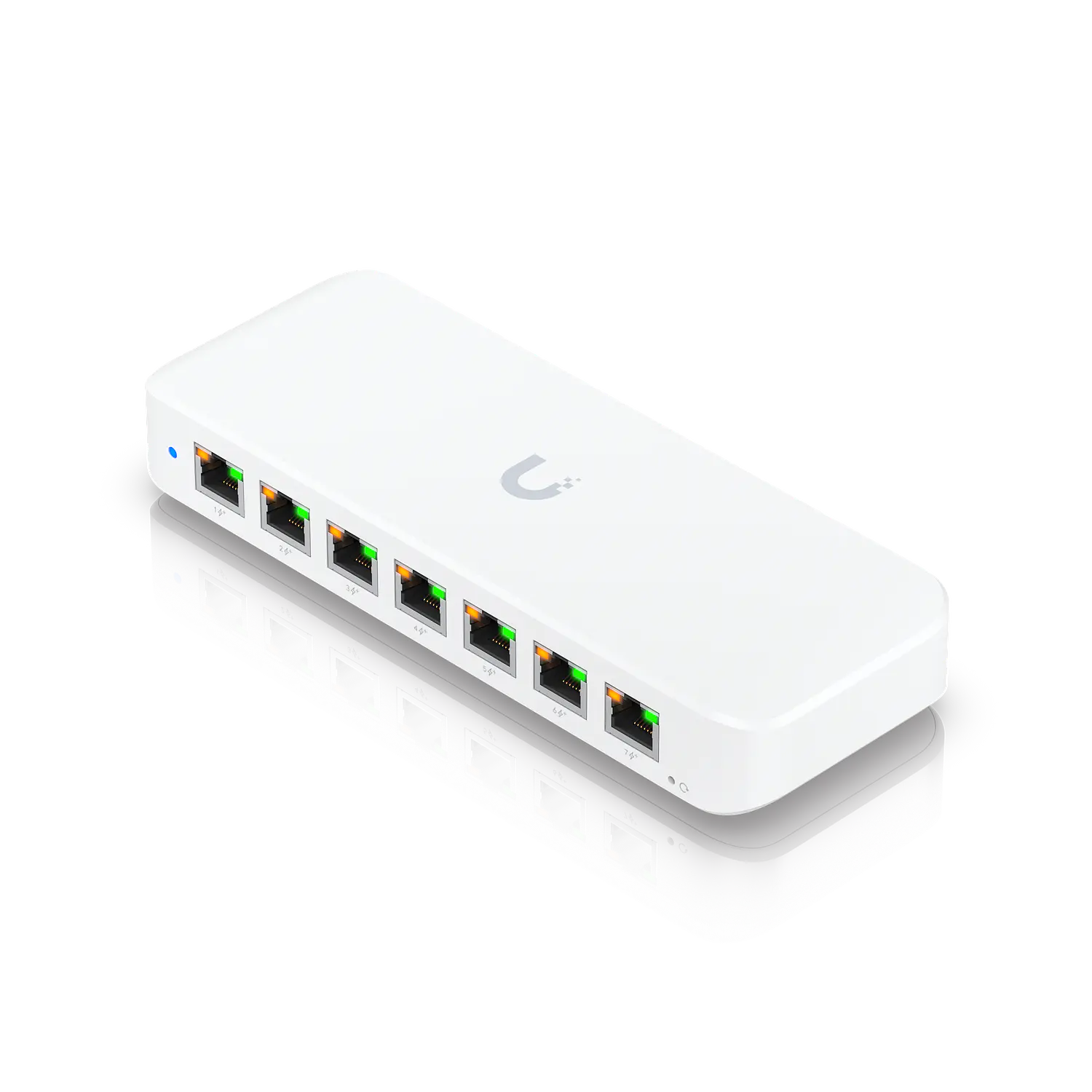 Ubiquiti UniFi Switch Ultra USW-Ultra, 8 Puertos Gigabit, 7 PoE+, 42W con PoE++, L2, Sin Fuente 3