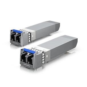 Ubiquiti UniFi UACC-OM-SM-10G-D-2, Pack 2 Módulos SFP+ 10Gbps Monomodo, LC UPC Dúplex, 1310nm, 10km