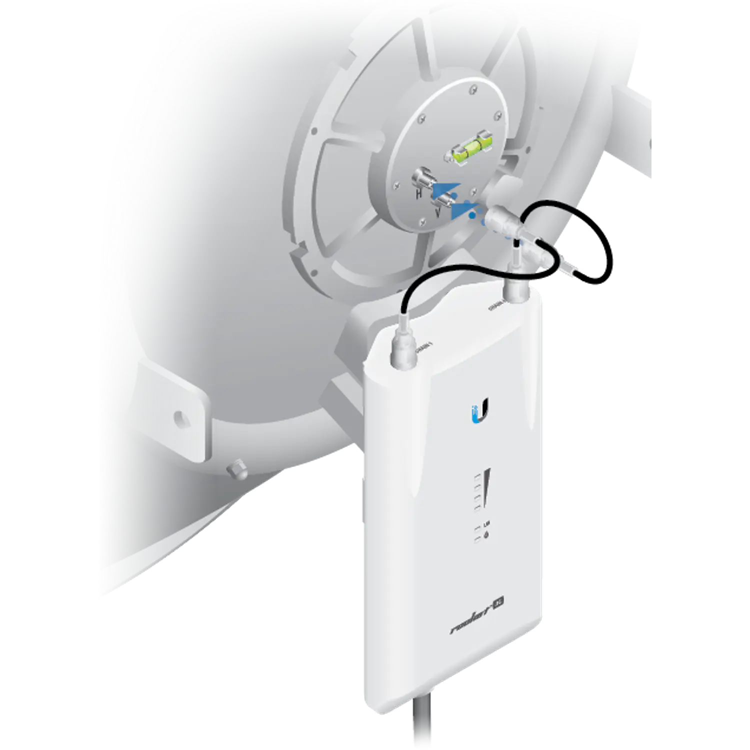 Ubiquiti airMAX Rocket 5AC Lite R5AC-LITE, Radio BaseStation 5GHz, 500+ Mbps, Gigabit, PoE 24V 4