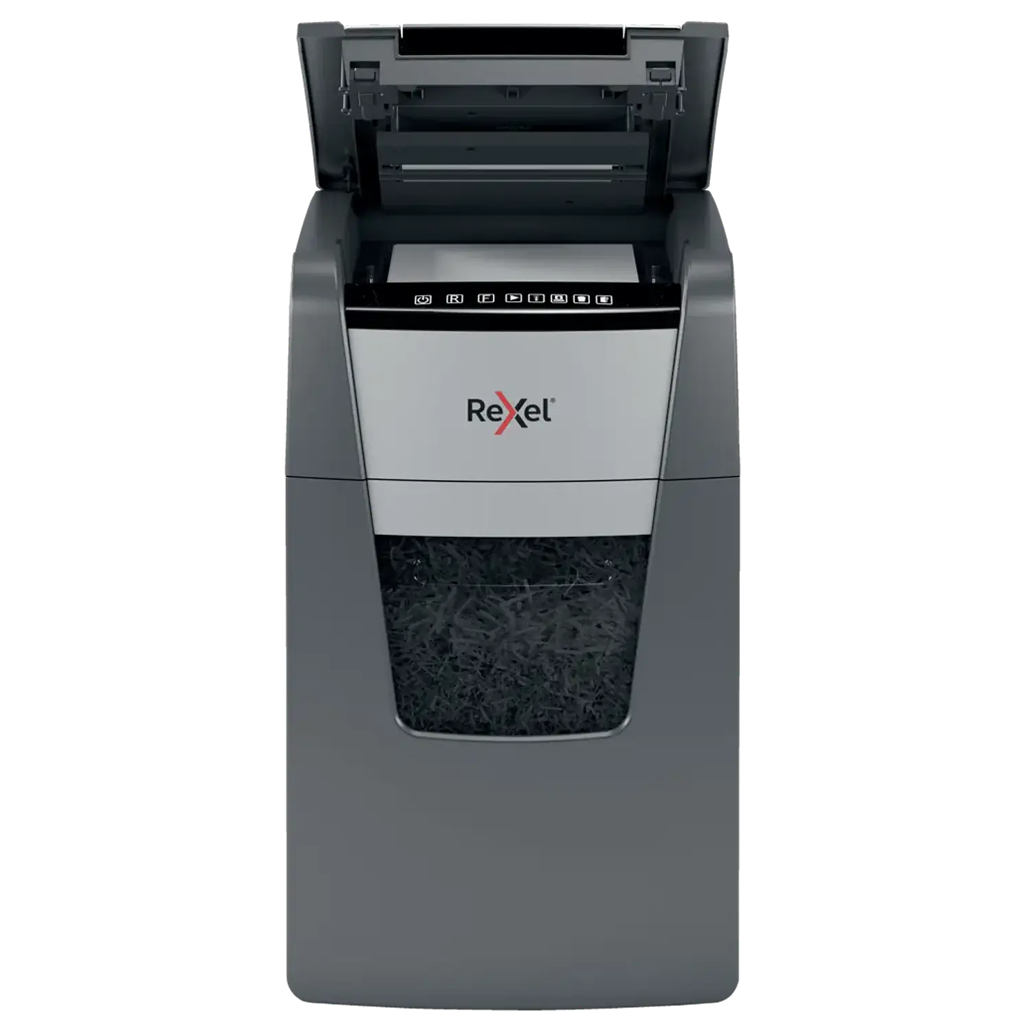Rexel Optimum AutoFeed+ 150X 2020150XEU, Trituradora Automática 150 Hojas, P-4 4x28mm, Papelera 44L 2