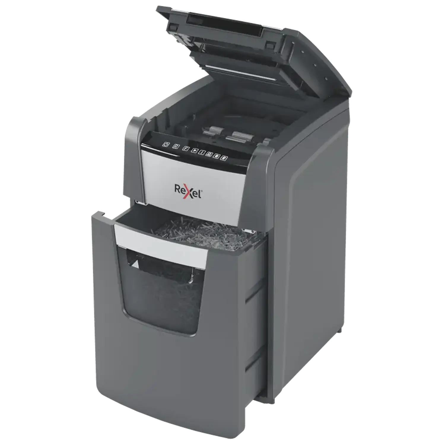 Rexel Optimum AutoFeed+ 150X 2020150XEU, Trituradora Automática 150 Hojas, P-4 4x28mm, Papelera 44L 8