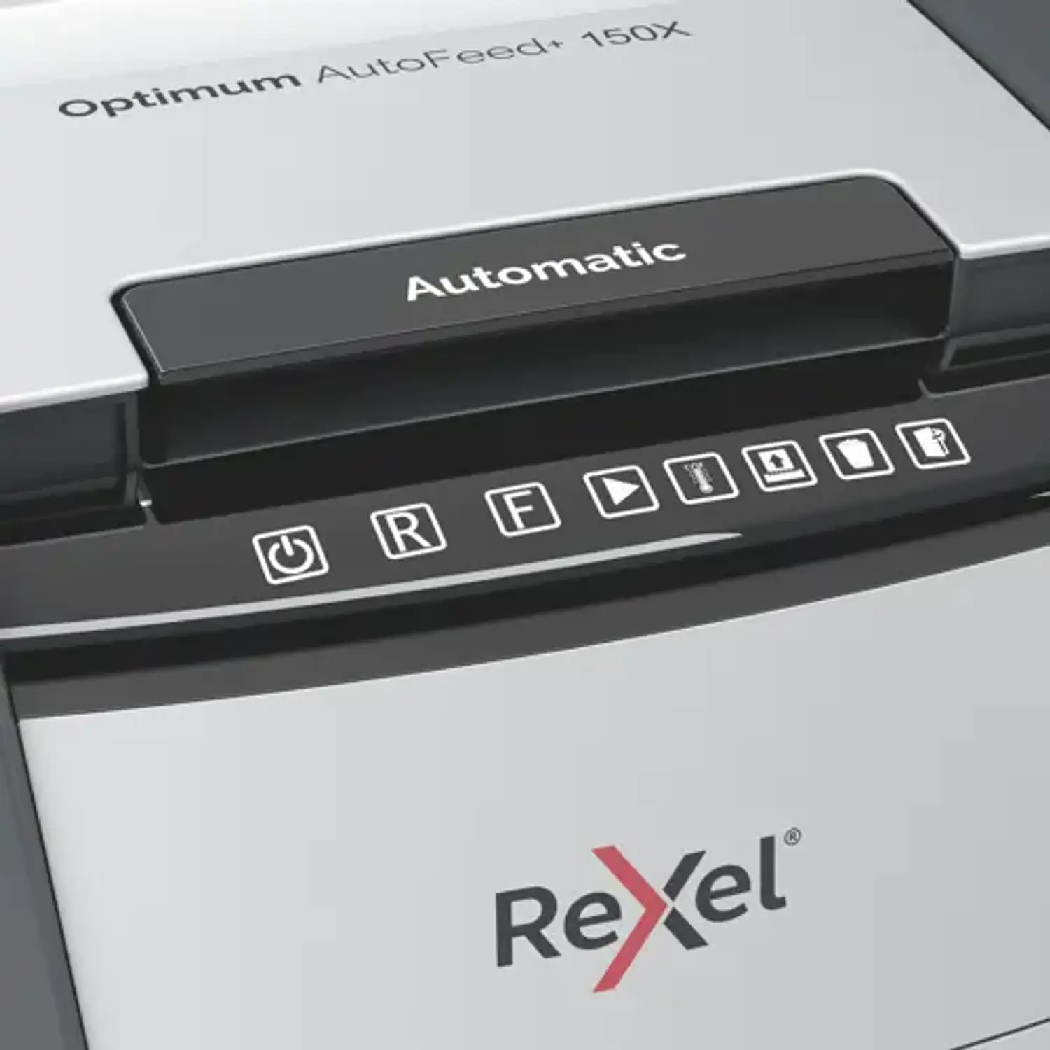 Rexel Optimum AutoFeed+ 150X 2020150XEU, Trituradora Automática 150 Hojas, P-4 4x28mm, Papelera 44L 11
