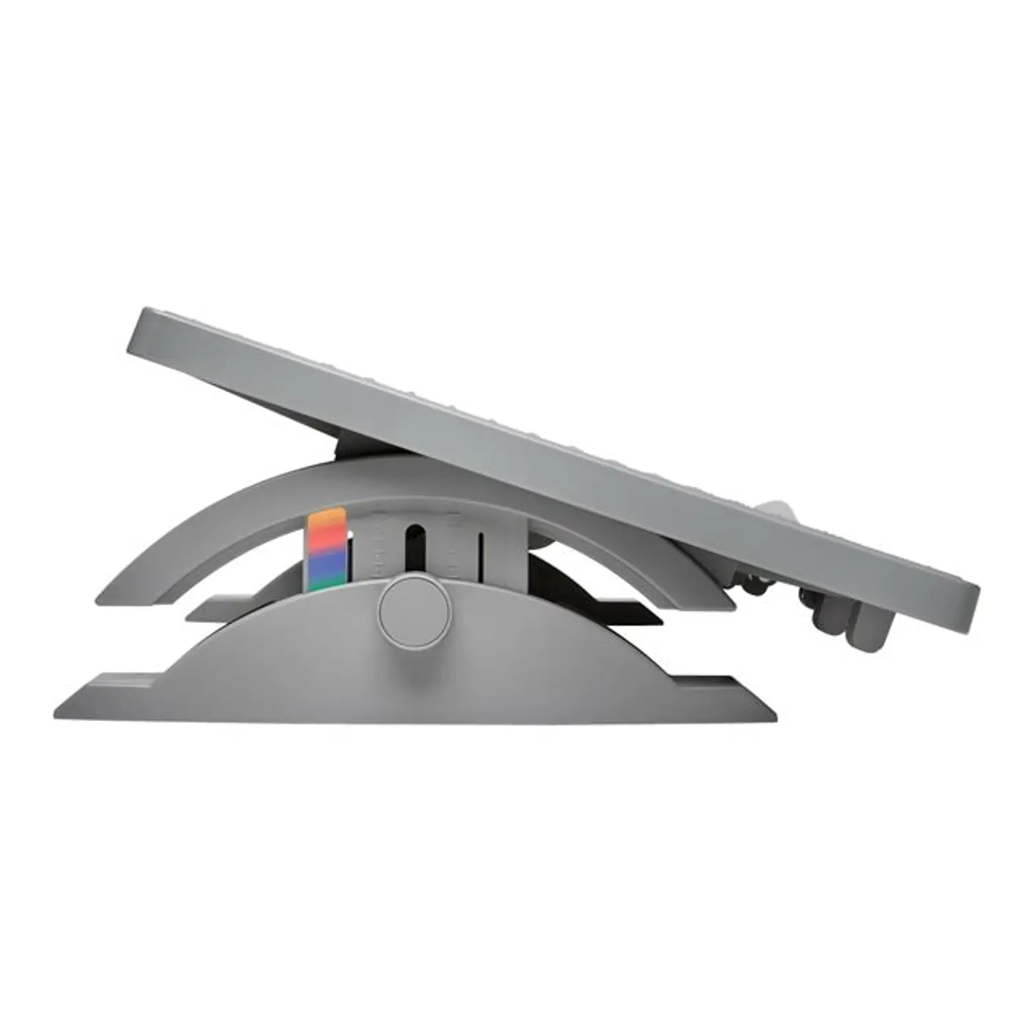 Kensington SmartFit SoleMate Pro K50409WW, Reposapiés Ergonómico Ajustable, Altura 9-12cm, Inclinación 0-18°, Gris 3