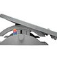 Kensington SmartFit SoleMate Pro K50409WW, Reposapiés Ergonómico Ajustable, Altura 9-12cm, Inclinación 0-18°, Gris - Miniatura 3