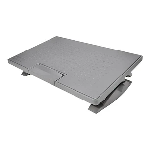 Kensington SmartFit SoleMate Pro K50409WW, Reposapiés Ergonómico Ajustable, Altura 9-12cm, Inclinación 0-18°, Gris