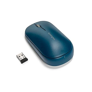 Kensington SureTrack K75350WW Mouse Inalámbrico Dual, Bluetooth 5.0, USB 2.4GHz, 4000 DPI, Ambidiestro, Azul