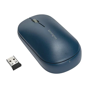 Kensington SureTrack K75350WW Mouse Inalámbrico Dual, Bluetooth 5.0, USB 2.4GHz, 4000 DPI, Ambidiestro, Azul
