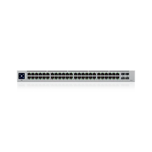 Ubiquiti UniFi Standard 48 USW-48, Switch L2 48 Puertos Gigabit, 4 SFP 1G, 104Gbps, Fanless, Rack 1U
