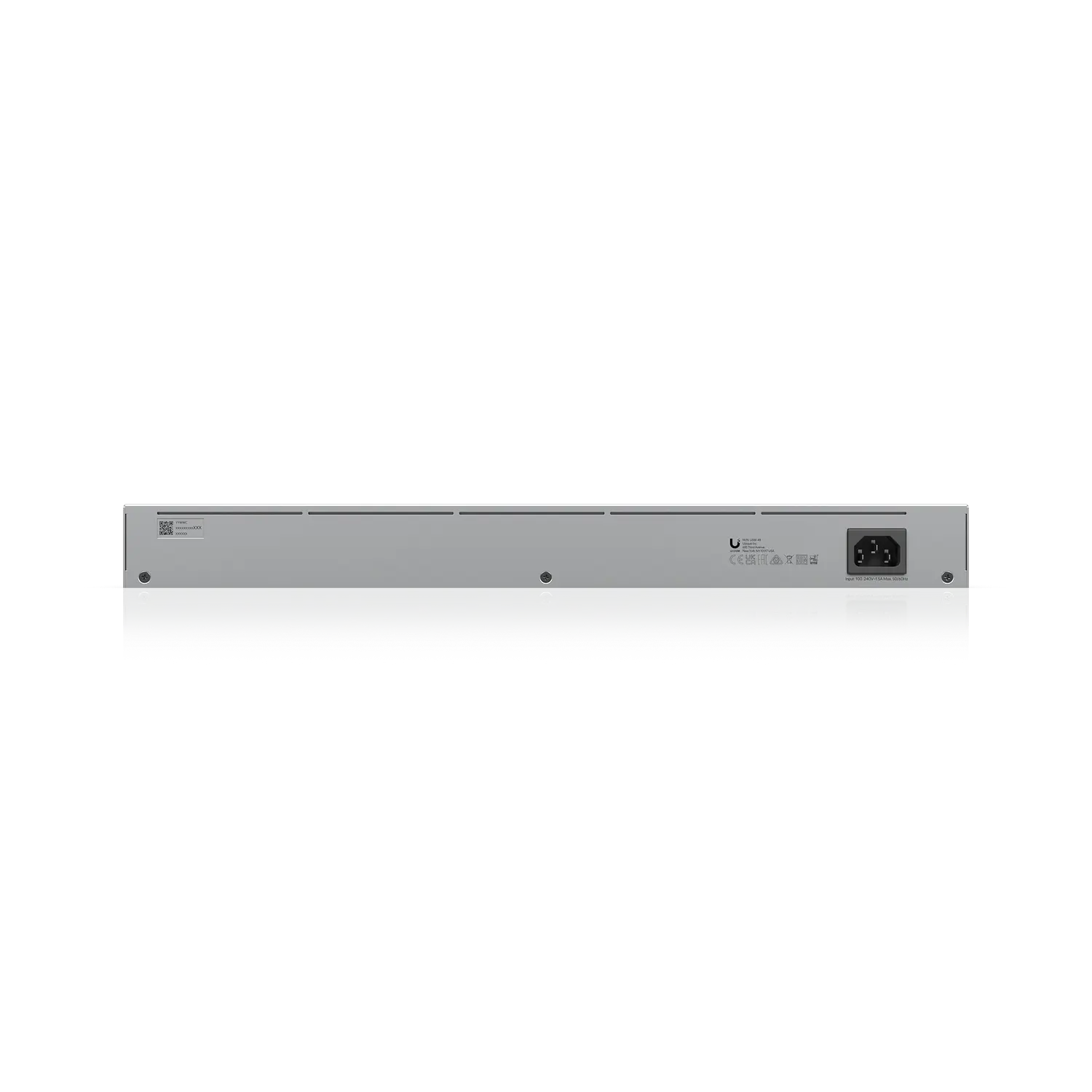 Ubiquiti UniFi Standard 48 USW-48, Switch L2 48 Puertos Gigabit, 4 SFP 1G, 104Gbps, Fanless, Rack 1U 6