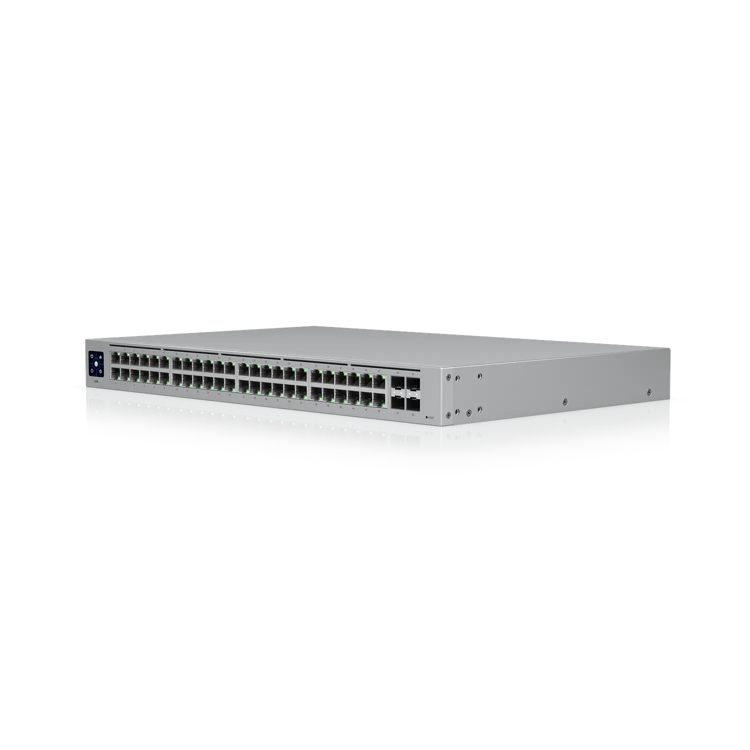 Ubiquiti UniFi Standard 48 USW-48, Switch L2 48 Puertos Gigabit, 4 SFP 1G, 104Gbps, Fanless, Rack 1U 3