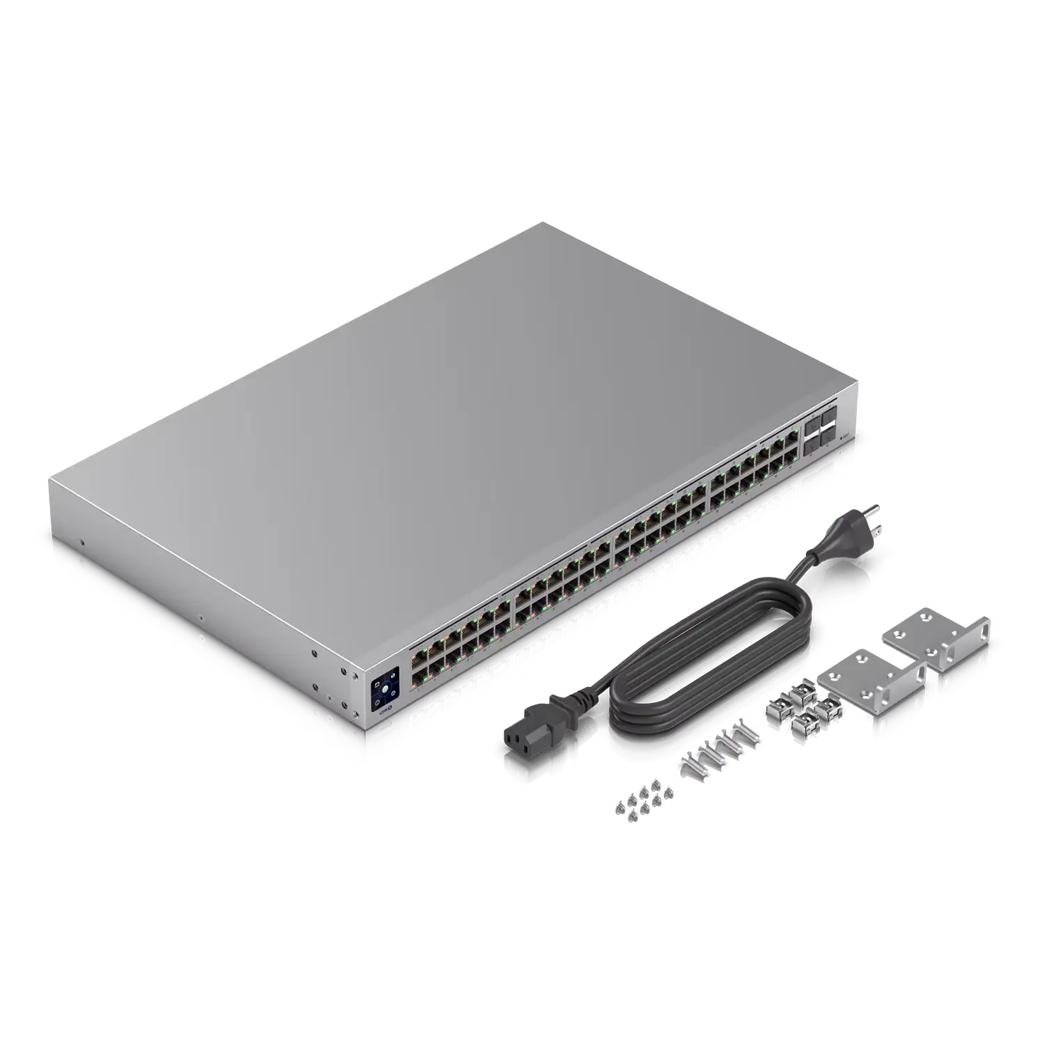 Ubiquiti UniFi Standard 48 PoE USW-48-POE, Switch L2 48 Puertos, 32 PoE+, 4 SFP, 195W, Fanless, Rack 1U 7