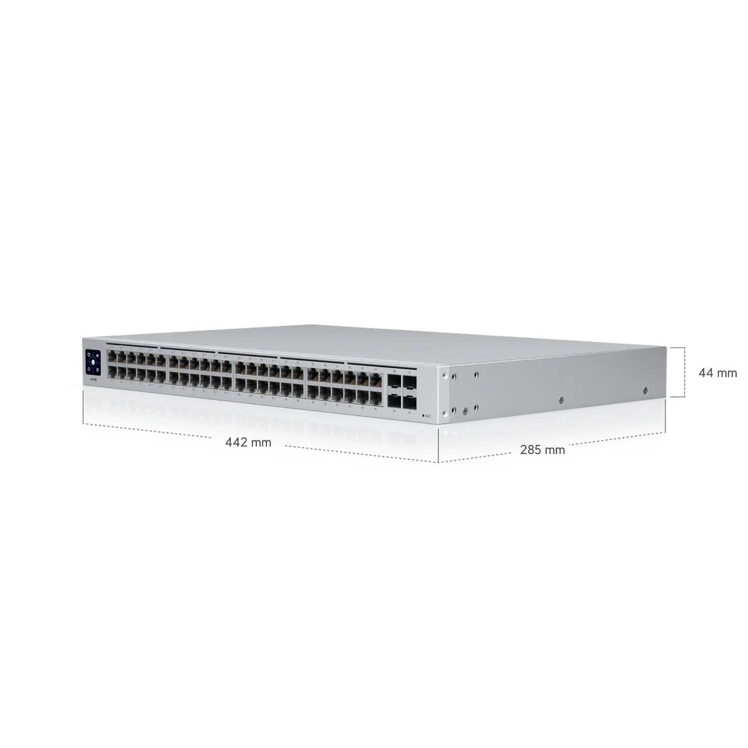 Ubiquiti UniFi Standard 48 PoE USW-48-POE, Switch L2 48 Puertos, 32 PoE+, 4 SFP, 195W, Fanless, Rack 1U 9
