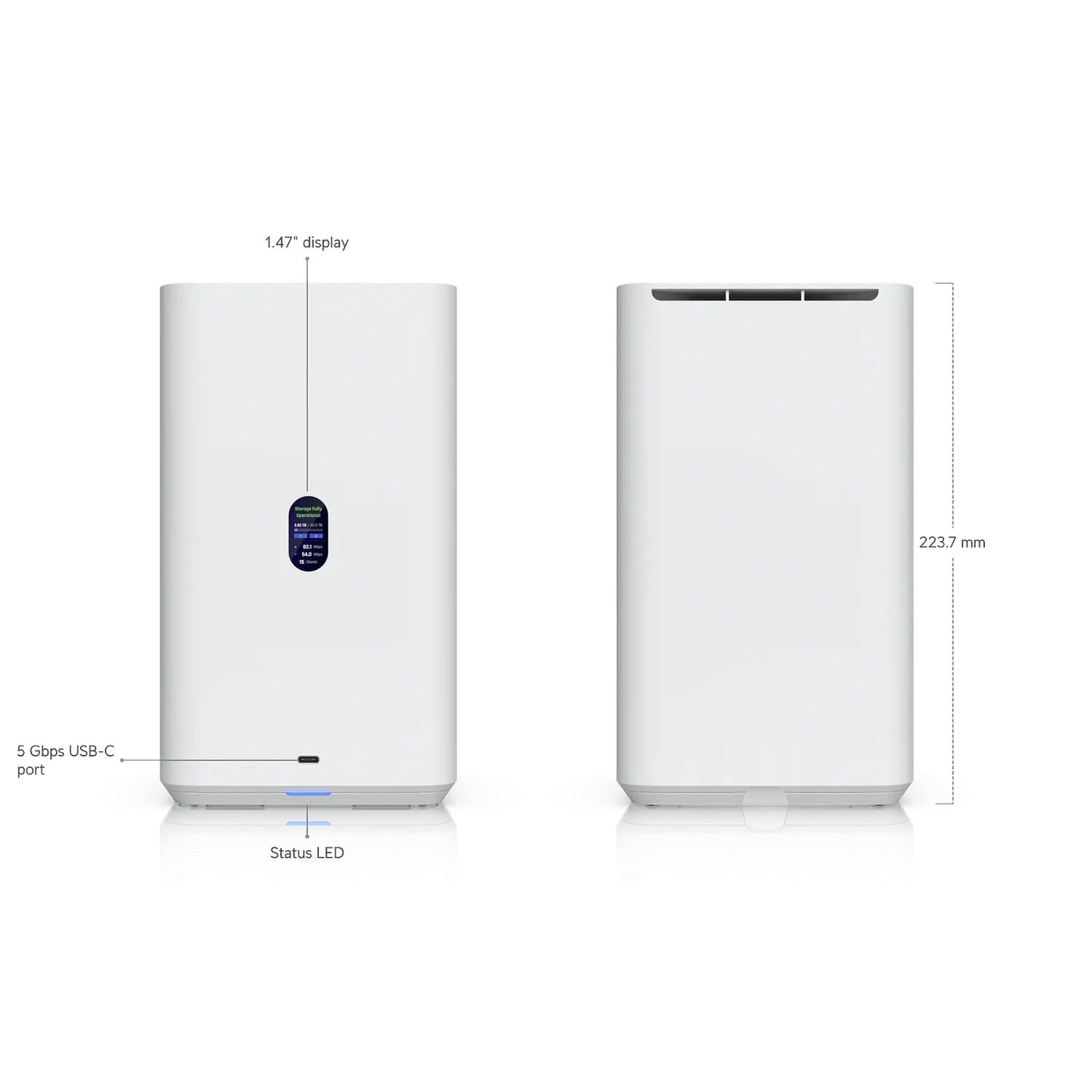 Ubiquiti UniFi UNAS 2 UNAS-2-W, NAS 2 Bahías 3.5