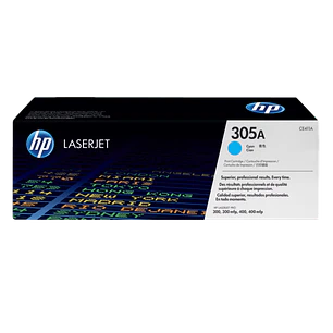 HP 305A CE411A, Tóner Cian Original LaserJet, Rendimiento 2.600 Páginas