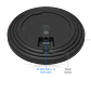 Ubiquiti UniFi U7 Pro XGS U7-Pro-XGS-B, Access Point WiFi 7 Tri-Banda, 8 Streams, 10GbE, PoE++, Negro - Miniatura 12