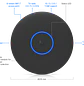Ubiquiti UniFi U7 Pro XGS U7-Pro-XGS-B, Access Point WiFi 7 Tri-Banda, 8 Streams, 10GbE, PoE++, Negro - Miniatura 11