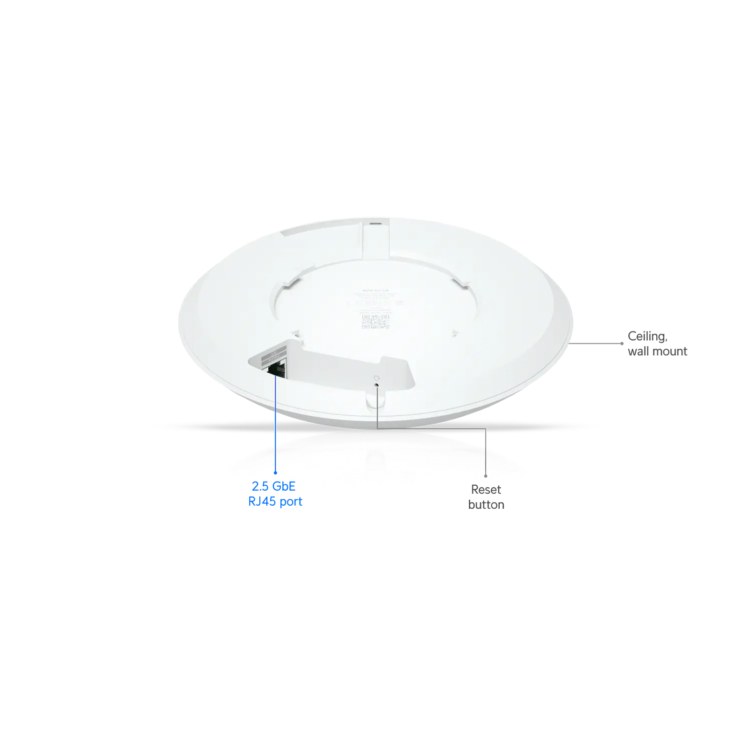 Ubiquiti UniFi U7 Long-Range U7-LR, Access Point WiFi 7 Dual-Band, 5 Streams, 2.5GbE, 160m², PoE 9