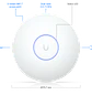 Ubiquiti UniFi U7 Long-Range U7-LR, Access Point WiFi 7 Dual-Band, 5 Streams, 2.5GbE, 160m², PoE - Miniatura 10