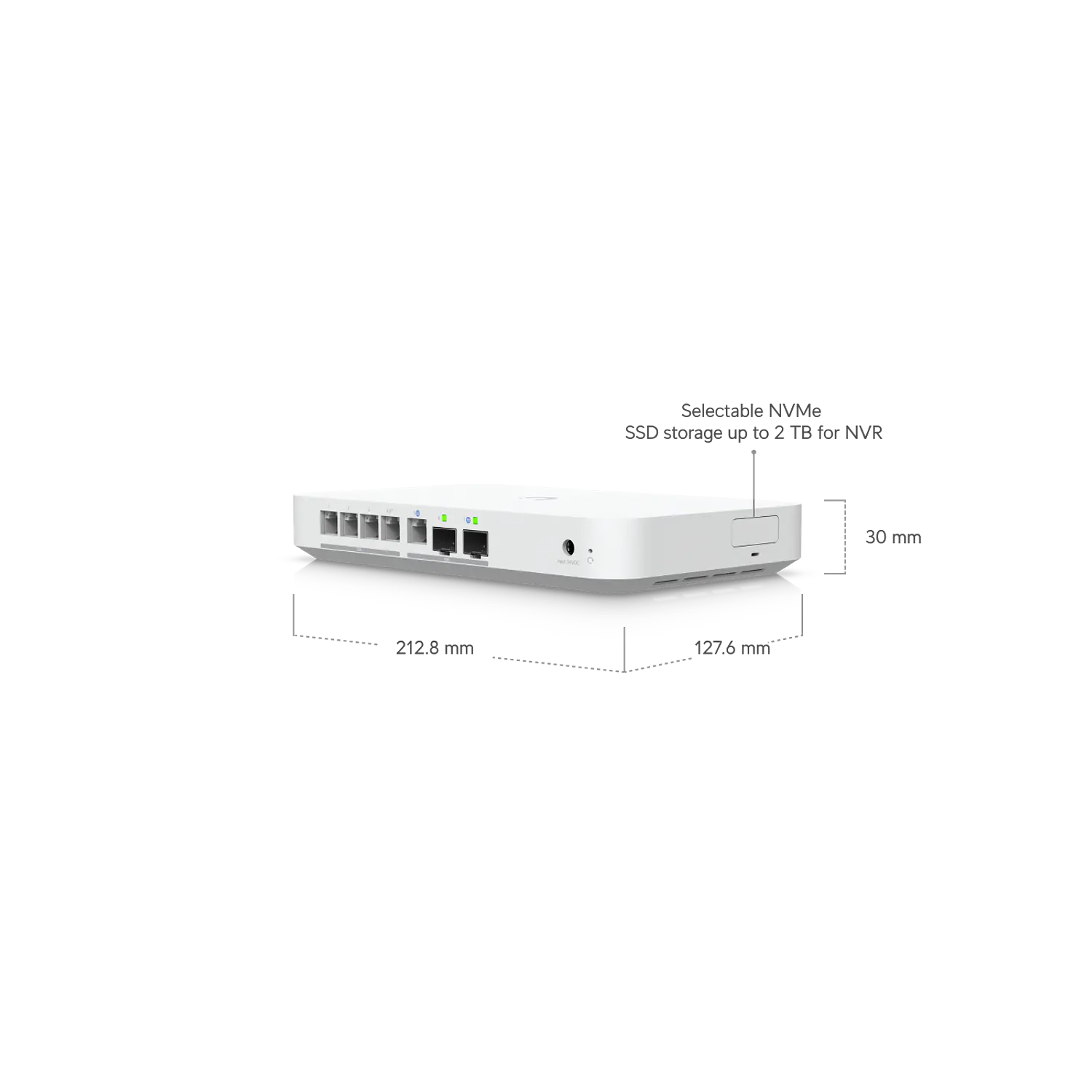 Ubiquiti UniFi Cloud Gateway Fiber UCG-Fiber, Gateway 10G, IDS/IPS 5Gbps, 4x 2.5GbE, 2x SFP+, PoE+ 30W 10