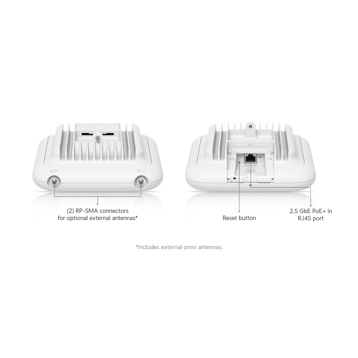 Ubiquiti UniFi U7 Pro Outdoor U7-Pro-Outdoor, Access Point WiFi 7 Tri-Banda, 6 Streams, 2.5GbE, PoE+, IP67, 465m² 16