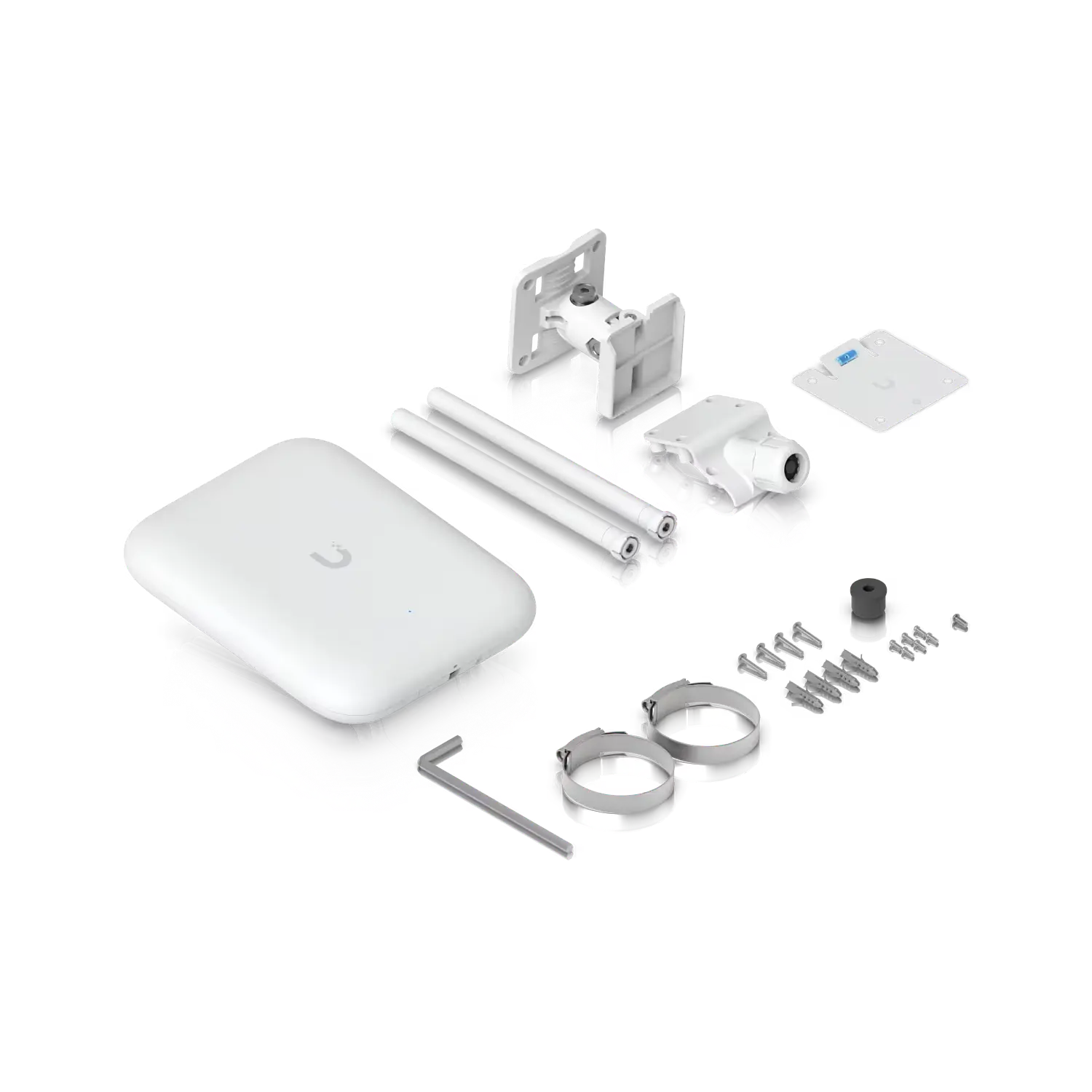 Ubiquiti UniFi U7 Pro Outdoor U7-Pro-Outdoor, Access Point WiFi 7 Tri-Banda, 6 Streams, 2.5GbE, PoE+, IP67, 465m² 18