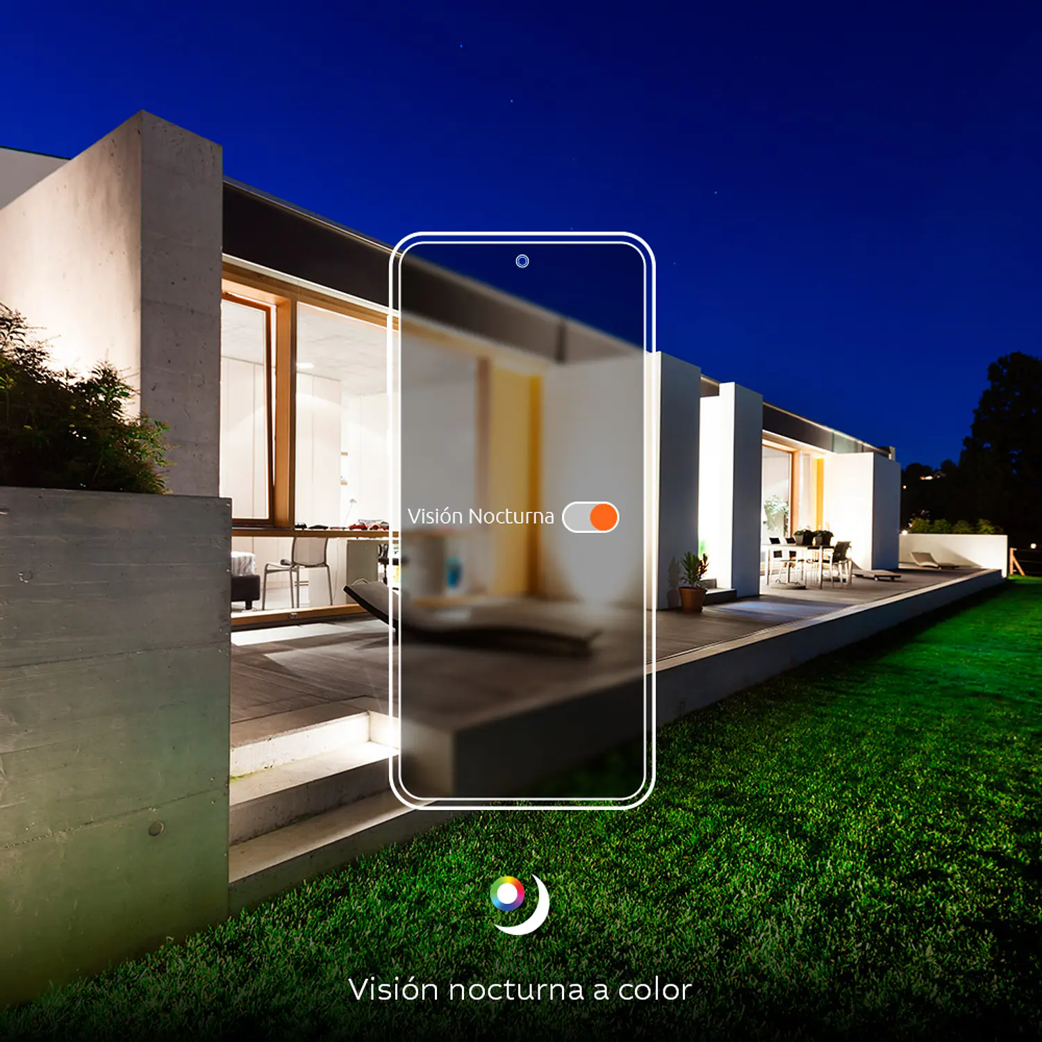 Nexxt Home NHC-OF20S, Cámara Solar Wi-Fi 4MP 2K+, Panel 3W, Batería 5200mAh, IP65, MicroSD 128GB 11