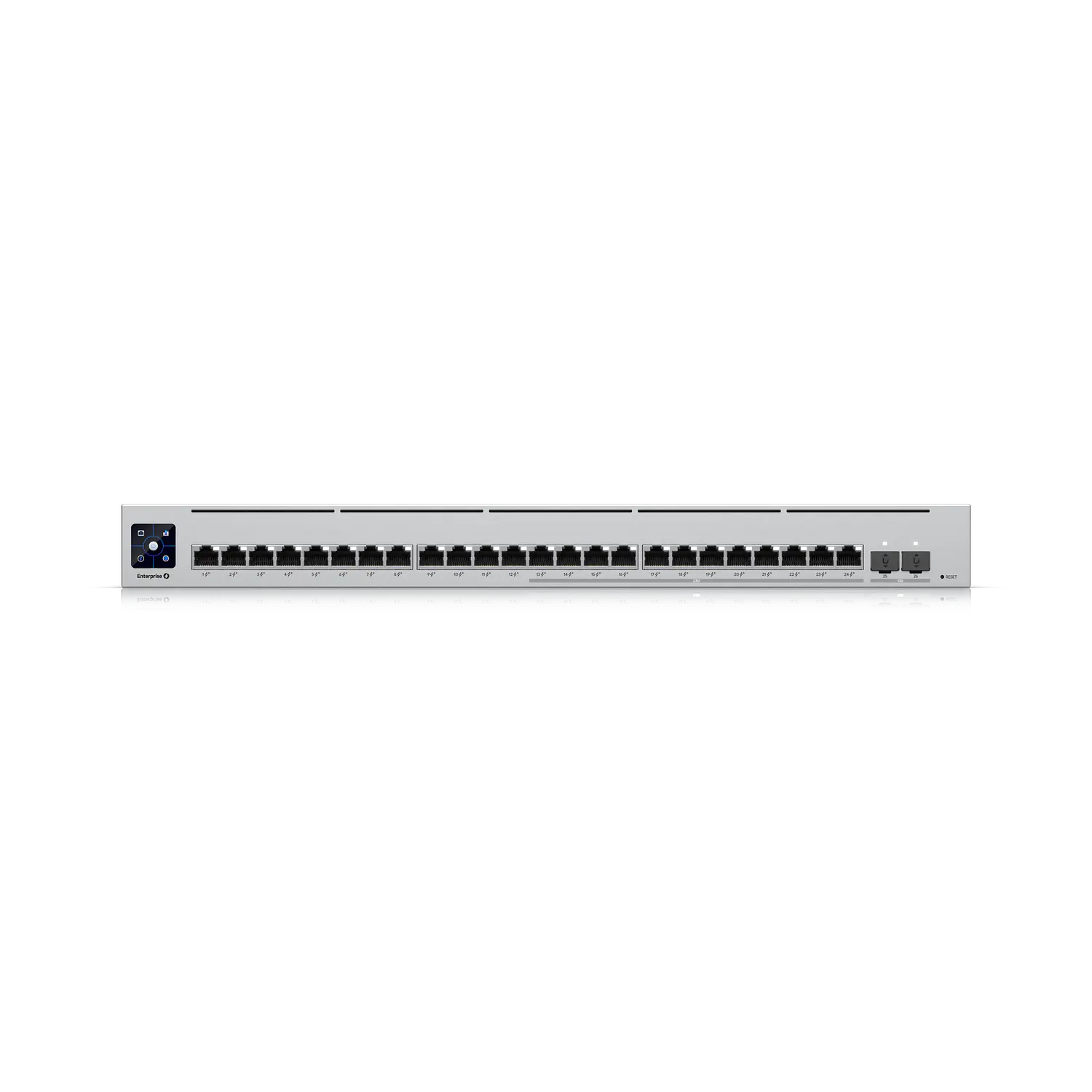 Ubiquiti UniFi Enterprise 24 PoE USW-Enterprise-24-PoE, Switch L3 24 Puertos PoE+, 12x 2.5GbE, 2 SFP+ 10G, 400W 3