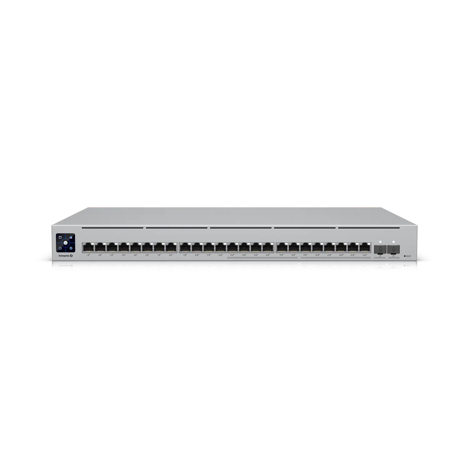 Ubiquiti UniFi Enterprise 24 PoE USW-Enterprise-24-PoE, Switch L3 24 Puertos PoE+, 12x 2.5GbE, 2 SFP+ 10G, 400W 5
