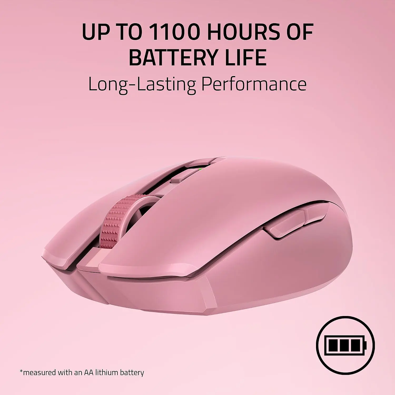 Razer Orochi V2 2026, Mouse Gamer Inalámbrico Quartz Rosa, 18000 DPI, Bluetooth, HyperSpeed 2.4GHz, 6 Botones 4