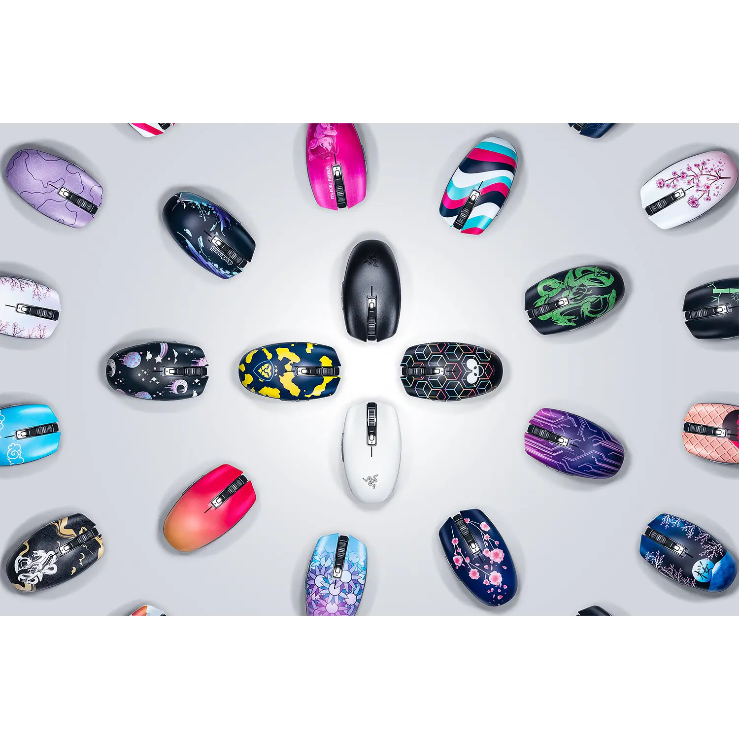 Razer Orochi V2 2026, Mouse Gamer Inalámbrico Quartz Rosa, 18000 DPI, Bluetooth, HyperSpeed 2.4GHz, 6 Botones 14