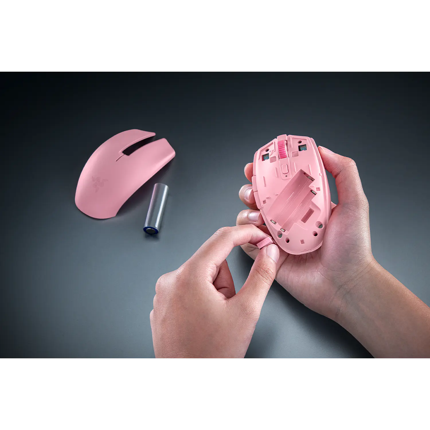 Razer Orochi V2 2026, Mouse Gamer Inalámbrico Quartz Rosa, 18000 DPI, Bluetooth, HyperSpeed 2.4GHz, 6 Botones 15
