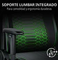 Razer Iskur V2 X NewGen, Silla Gamer Ergonómica, Cuero EPU CoolTouch, Soporte Lumbar, Reclinación 152°, Reposabrazos 2D, Negro/Verde - Miniatura 7