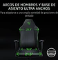 Razer Iskur V2 X NewGen, Silla Gamer Ergonómica, Cuero EPU CoolTouch, Soporte Lumbar, Reclinación 152°, Reposabrazos 2D, Negro/Verde - Miniatura 8