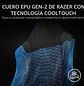 Razer Iskur V2 X NewGen, Silla Gamer Ergonómica, Cuero EPU CoolTouch, Soporte Lumbar, Reclinación 152°, Reposabrazos 2D, Negro/Verde - Miniatura 9