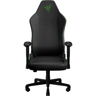 Razer Iskur V2 X NewGen, Silla Gamer Ergonómica, Cuero EPU CoolTouch, Soporte Lumbar, Reclinación 152°, Reposabrazos 2D, Negro/Verde