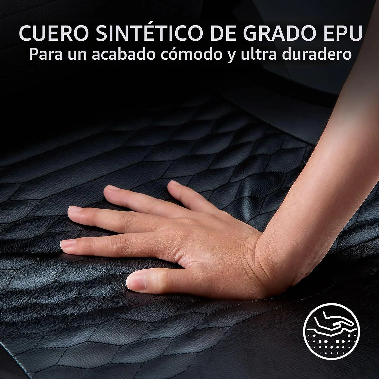 Razer Iskur V2 NewGen Black, Silla Gamer Ergonómica, Soporte Lumbar HyperFlex, Cuero EPU CoolTouch, Reposabrazos 4D, Reclinación 152° 7