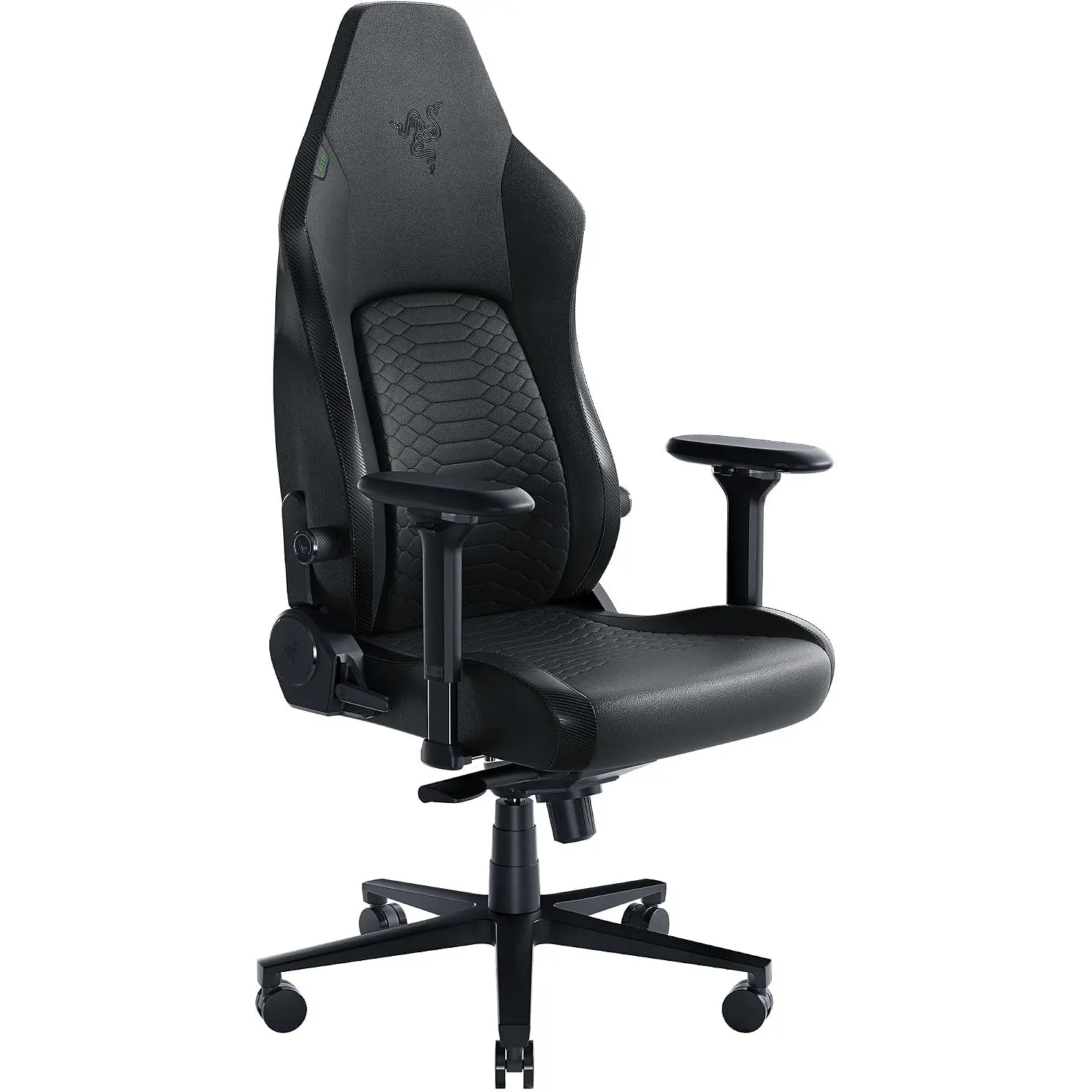 Razer Iskur V2 NewGen Black, Silla Gamer Ergonómica, Soporte Lumbar HyperFlex, Cuero EPU CoolTouch, Reposabrazos 4D, Reclinación 152° 1