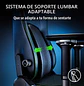 Razer Iskur V2 NewGen Black, Silla Gamer Ergonómica, Soporte Lumbar HyperFlex, Cuero EPU CoolTouch, Reposabrazos 4D, Reclinación 152° - Miniatura 11