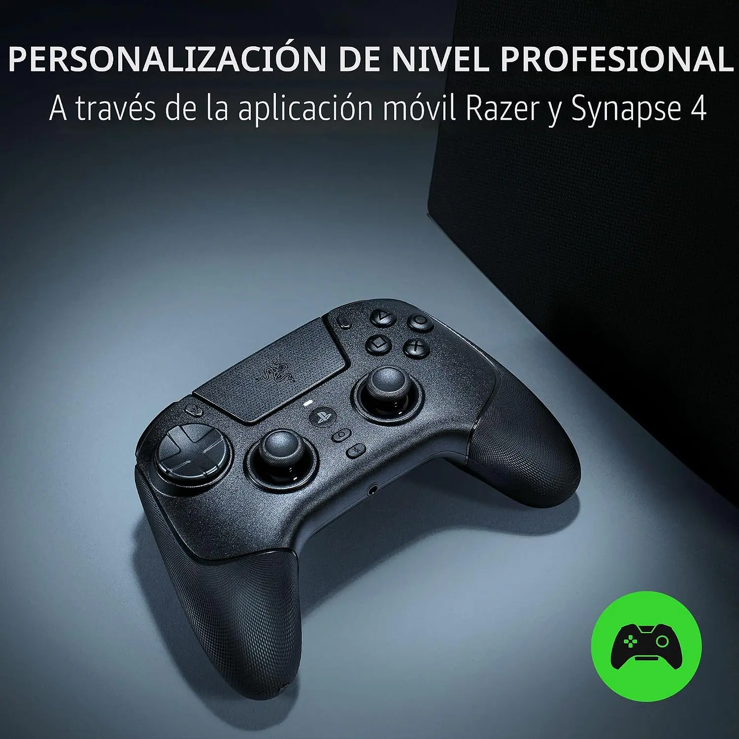 Razer Raiju V3 Pro Black, Control Gamer Inalámbrico PS5 y PC, Sticks TMR, 6 Botones Programables, HyperTriggers, 2.4 GHz 13