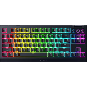 Razer BlackWidow V4 Tenkeyless HyperSpeed, Teclado Gamer Mecánico TKL Español, Switch Orange, RGB, Inalámbrico