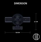 Razer Kiyo V2 Black, Webcam 4K 30 FPS, Sensor Sony STARVIS 8.3 MP, Autoencuadre IA, HDR, Micrófono Estéreo, USB-C - Miniatura 10