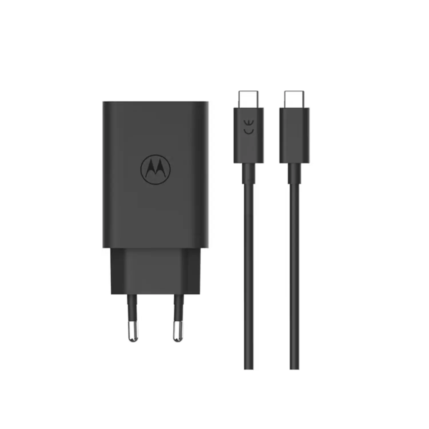 Motorola TurboPower 68W, Cargador Rápido de Pared USB-C PD GaN, Cable USB-C a USB-C de 1 m, Negro 4