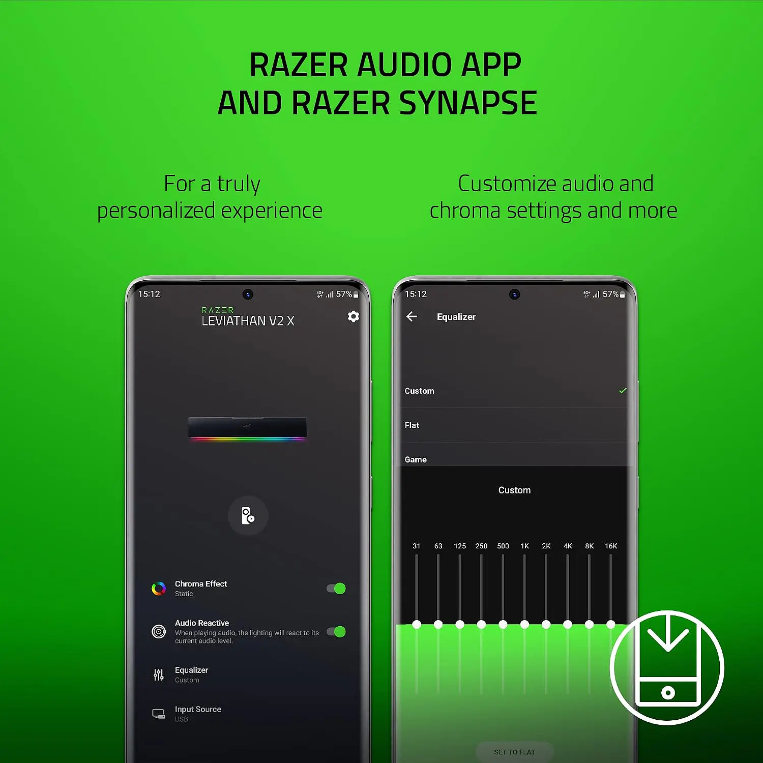Razer Leviathan V2 X Black, Barra de Sonido Gamer para PC, USB-C, Bluetooth 5.0, Chroma RGB 14 Zonas 10
