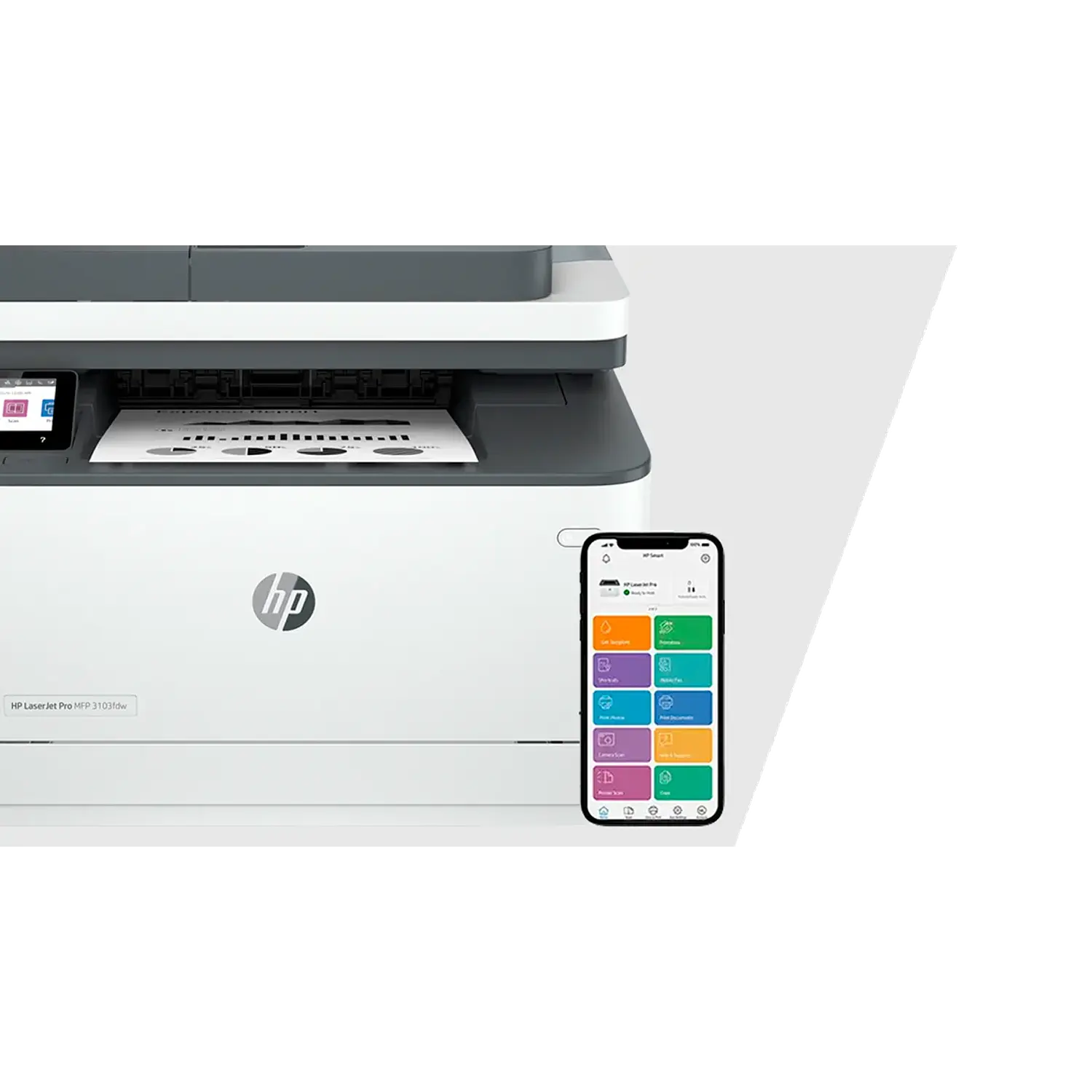 HP LaserJet Pro MFP 3103fdw 3G632A#AKV, Multifuncional Láser Monocromática 33ppm, Wi-Fi, Dúplex, ADF, Fax 4