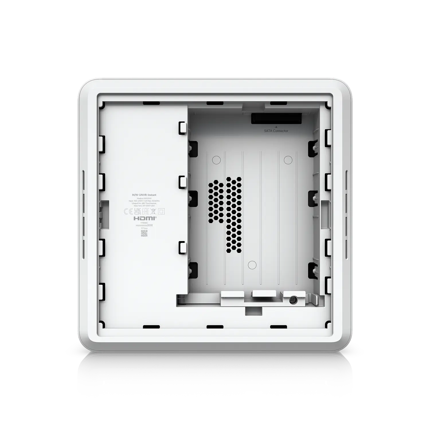 Ubiquiti UniFi NVR Instant, Grabador de Video IP con 6 Puertos PoE, HDMI y Bahía HDD 3,5″ 7